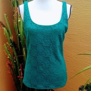 WHBM - Floral Lace Tank/Camisole